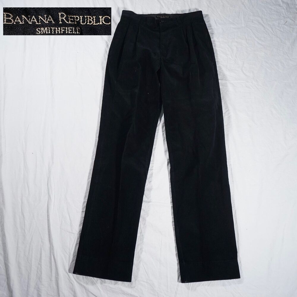 Banana Republic Smithfield Corduroy Pants Black 31x36